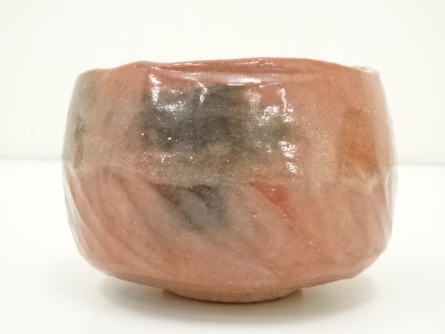 長春太山　銘星乃光　茜雲茶碗　木箱付　美術品　希少　小物　コレクション 長春太山 銘星乃光 茜雲茶碗 木箱付 美術品 希少 小物